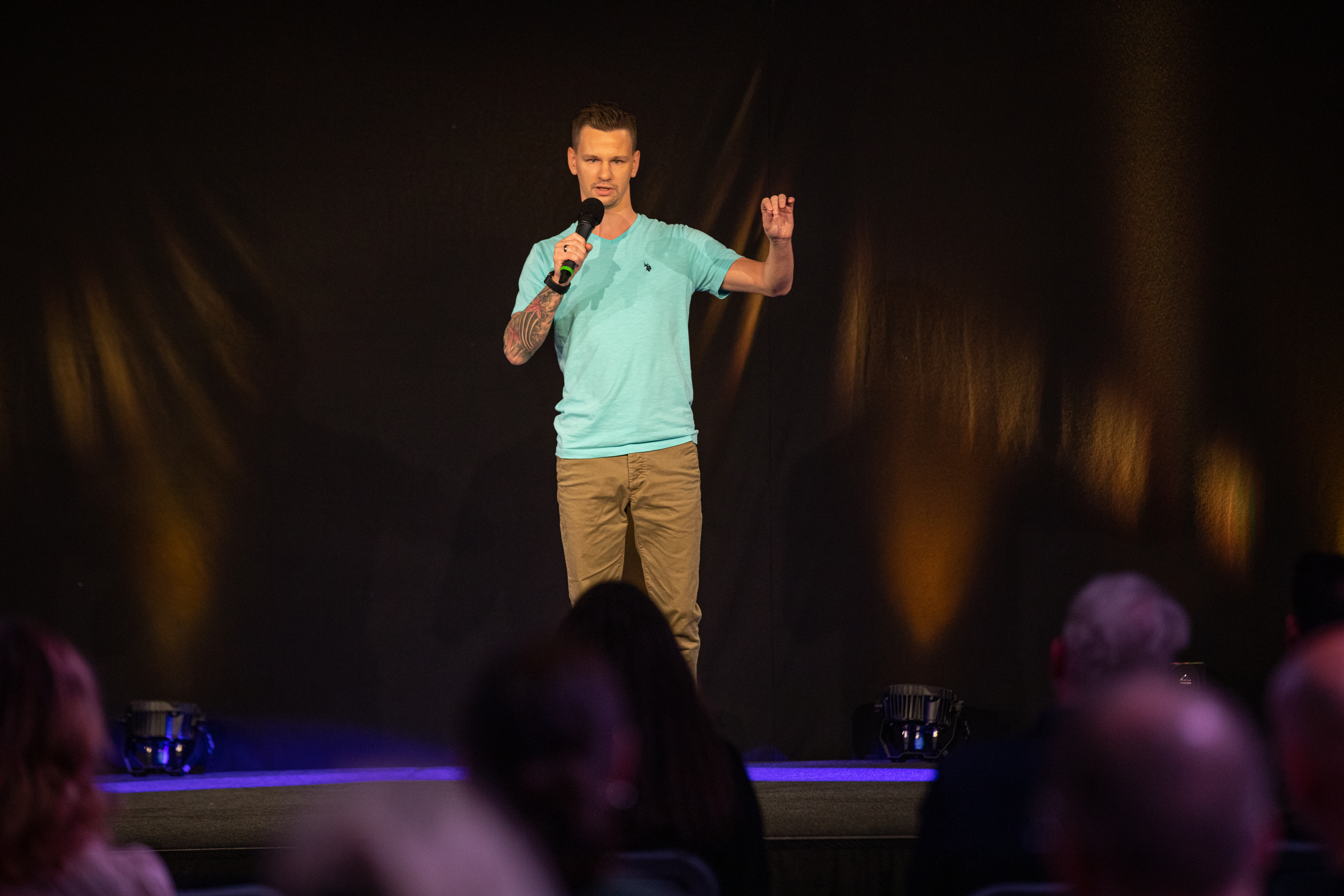 Michael Heister auf der Bühne